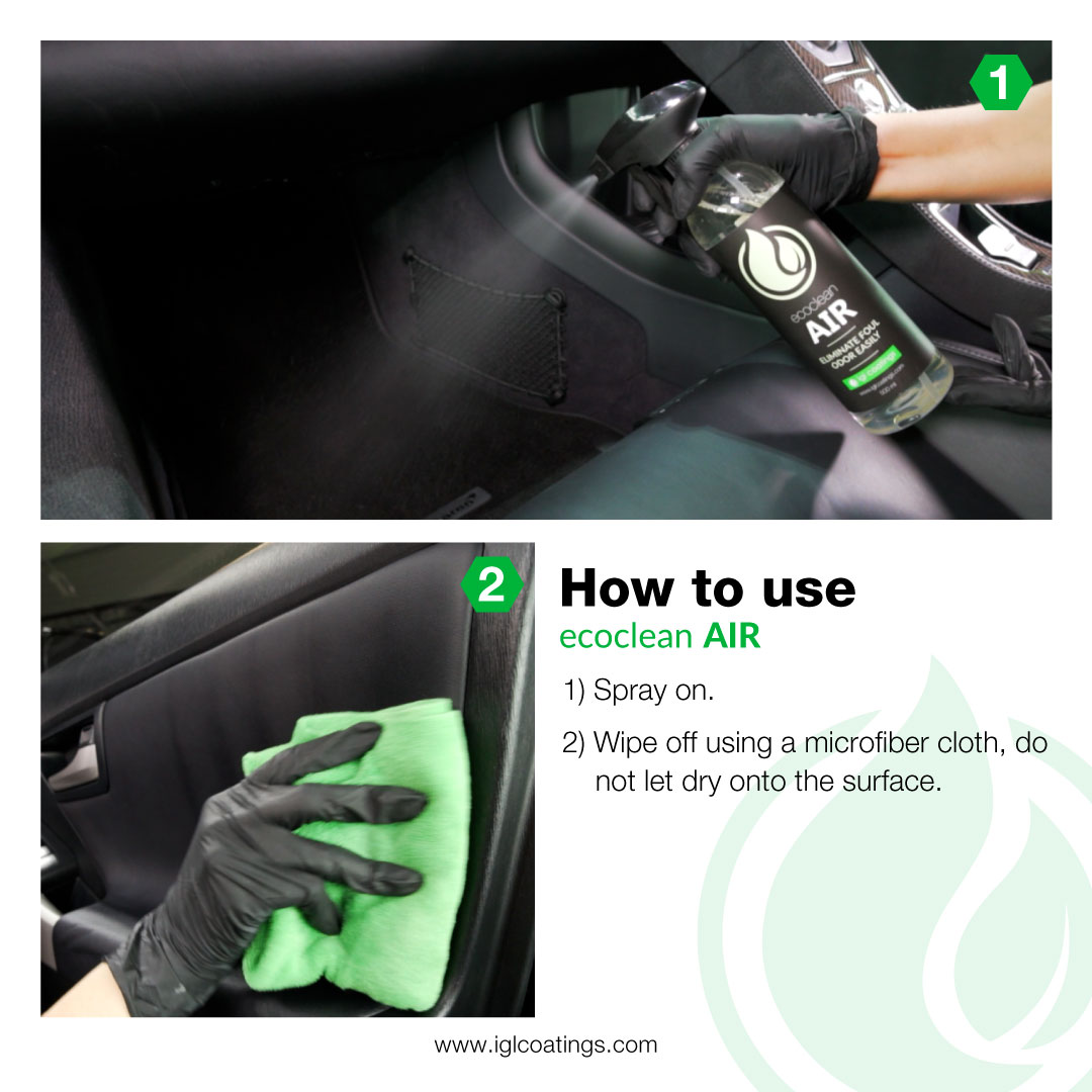 How to use ecoclean air to deodorise