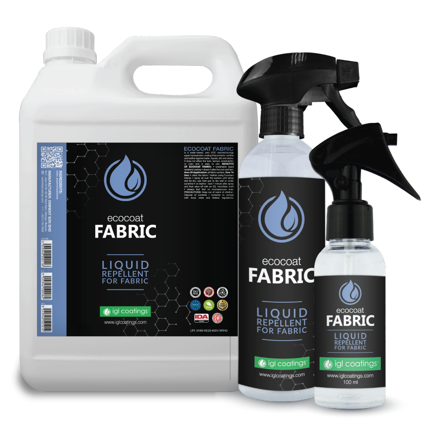 Ecocoat Fabric - Invisible Transparent Waterproof -ing Coating for Fabrics
