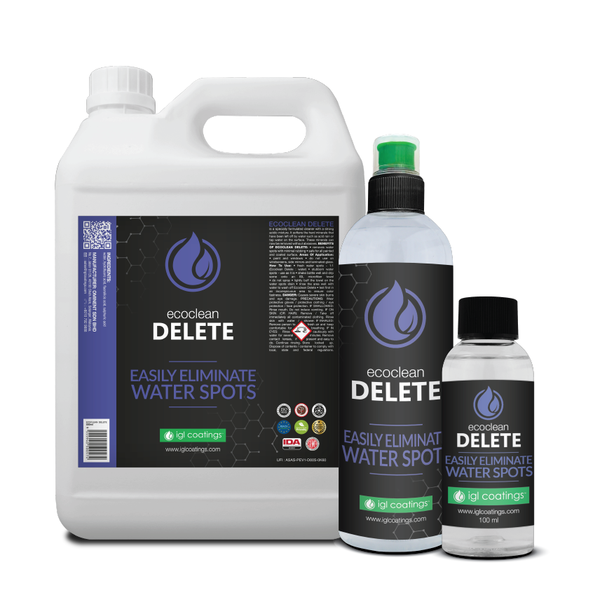 Ecoclean Delete - the ultimate water spot remover for car
